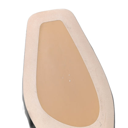 Jimmy Choo Calfskin Crystal Gai Ballerina Flats 36 Black 8 of 11