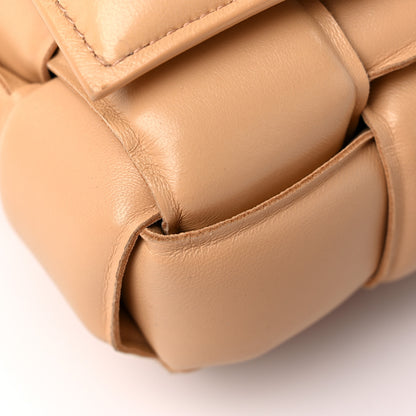 Bottega Veneta Nappa Maxi Intreccio Padded Cassette Crossbody Bag Almond 7 of 11