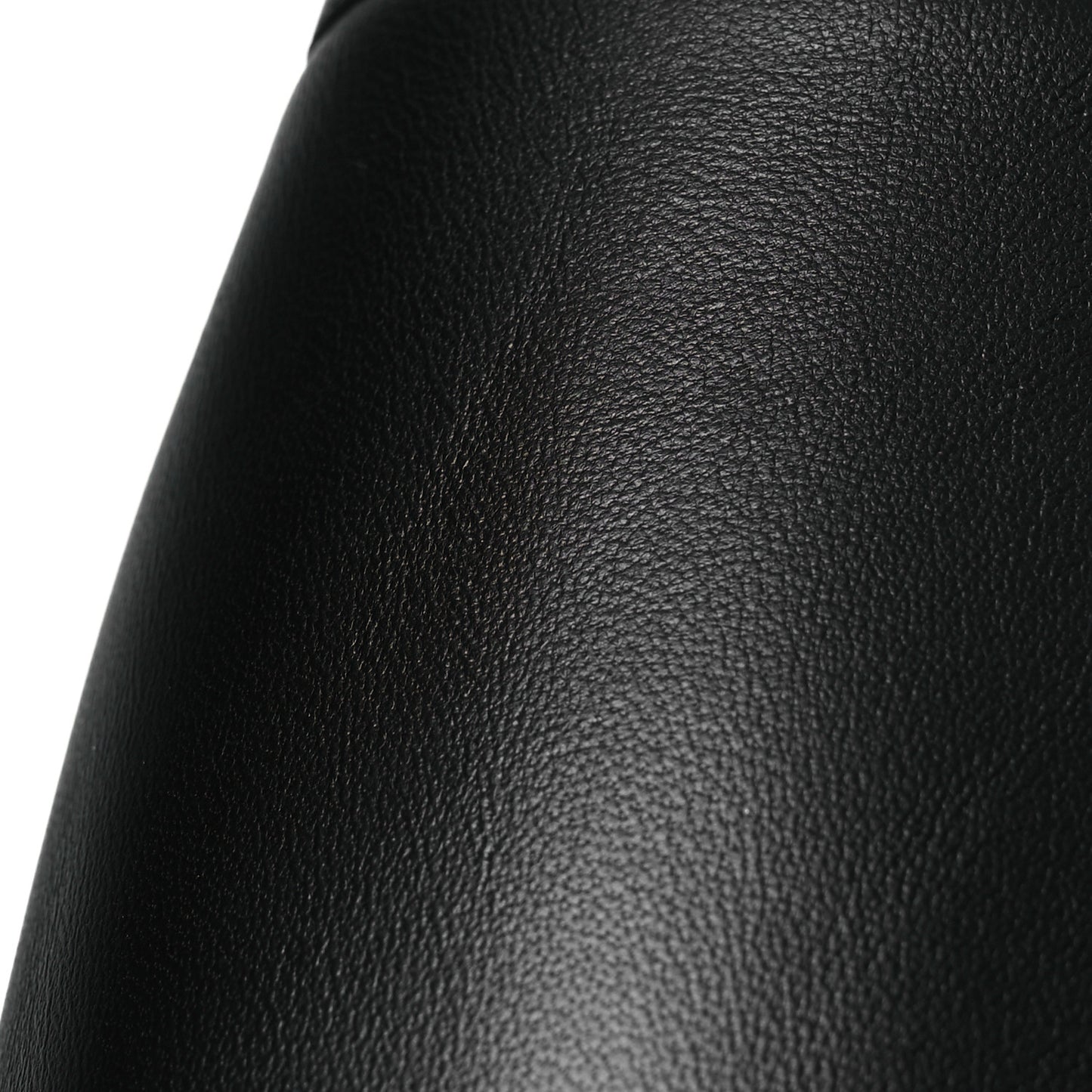Calfskin Knee High Boots 39.5 Black