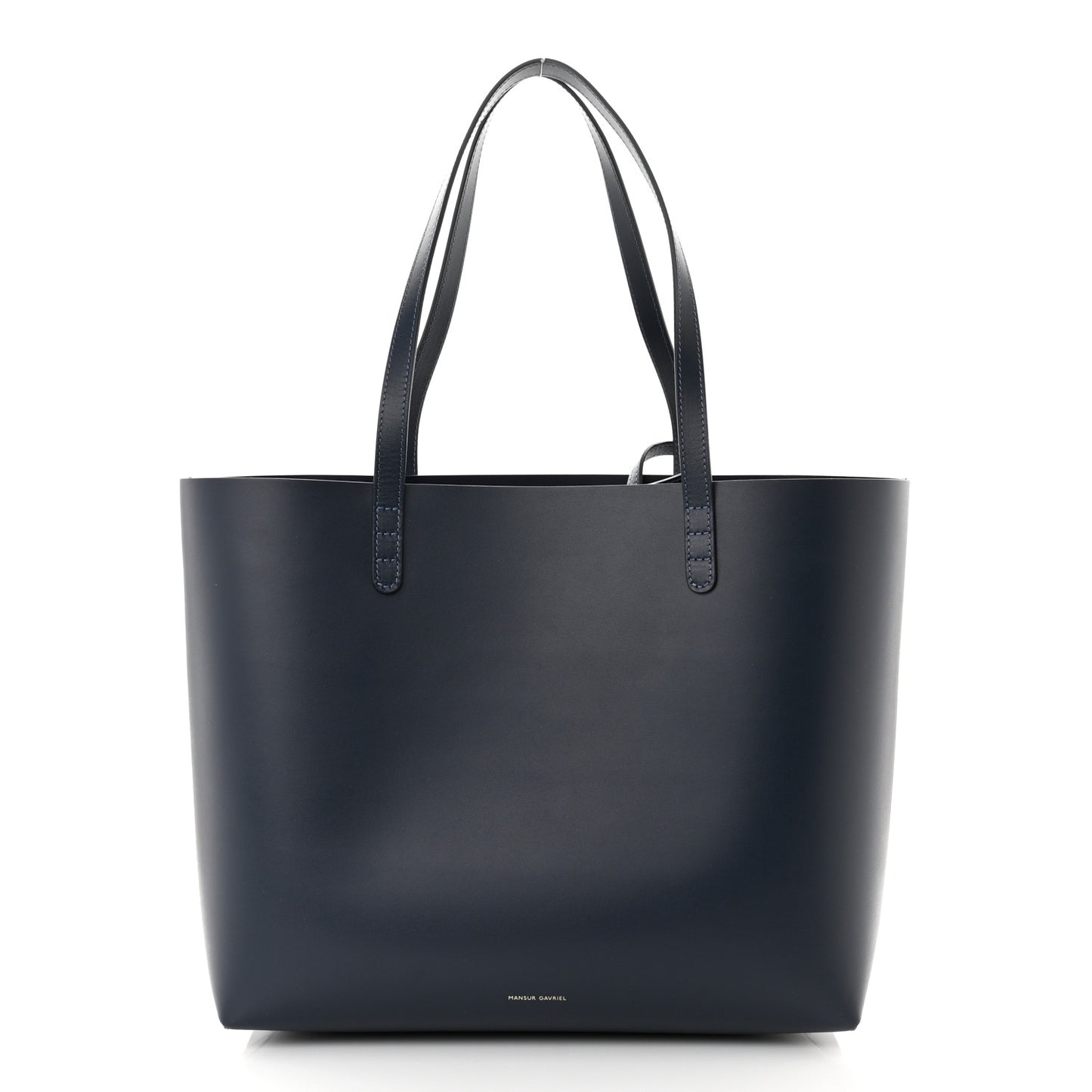 Calfskin Large Shopping Tote Blue