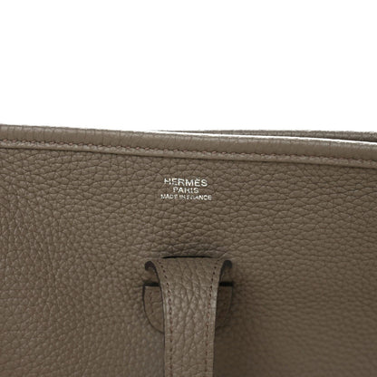 Hermes Taurillon Clemence Evelyne III PM Gris Asphalte 5 of 9