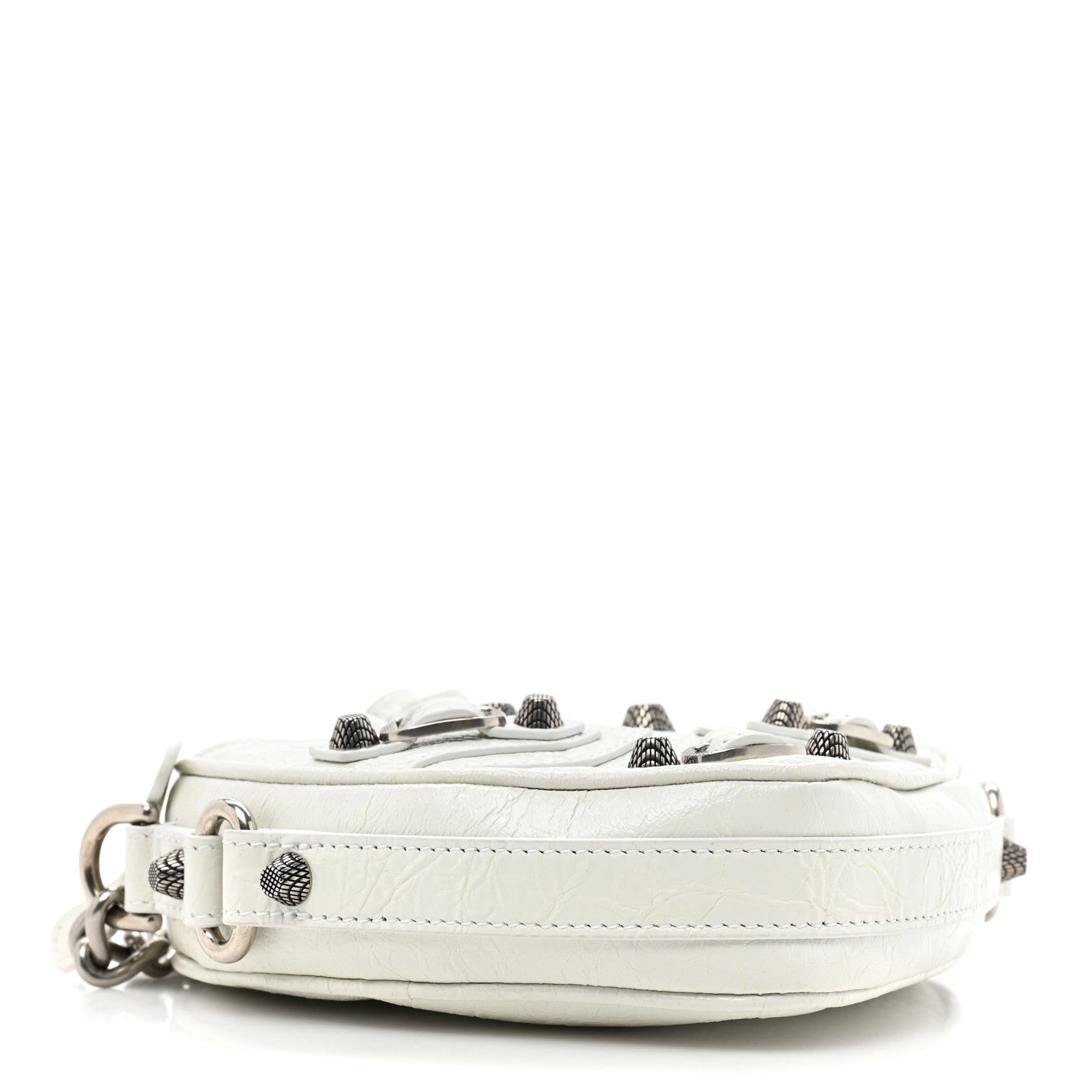 Balenciaga Agneau Arena Mini Le Cagole Heart Bag Optic White 4 of 9