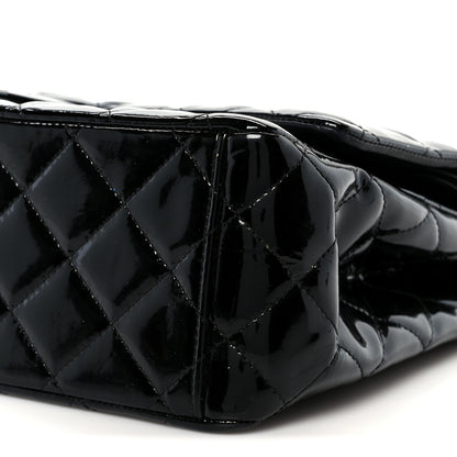 Chanel Patent Quilted Maxi Double Flap Black 11 of 11