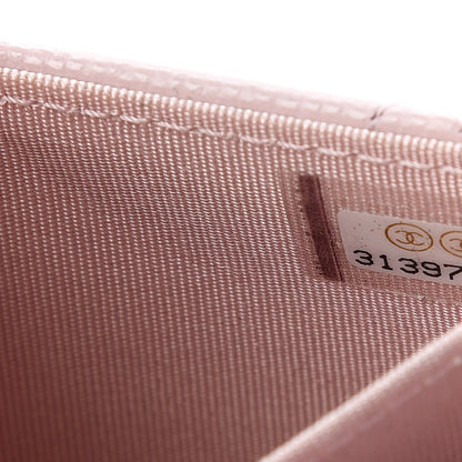 Chanel Caviar Quilted Coco Candy Card Holder On Chain Light Pink 10 of 11