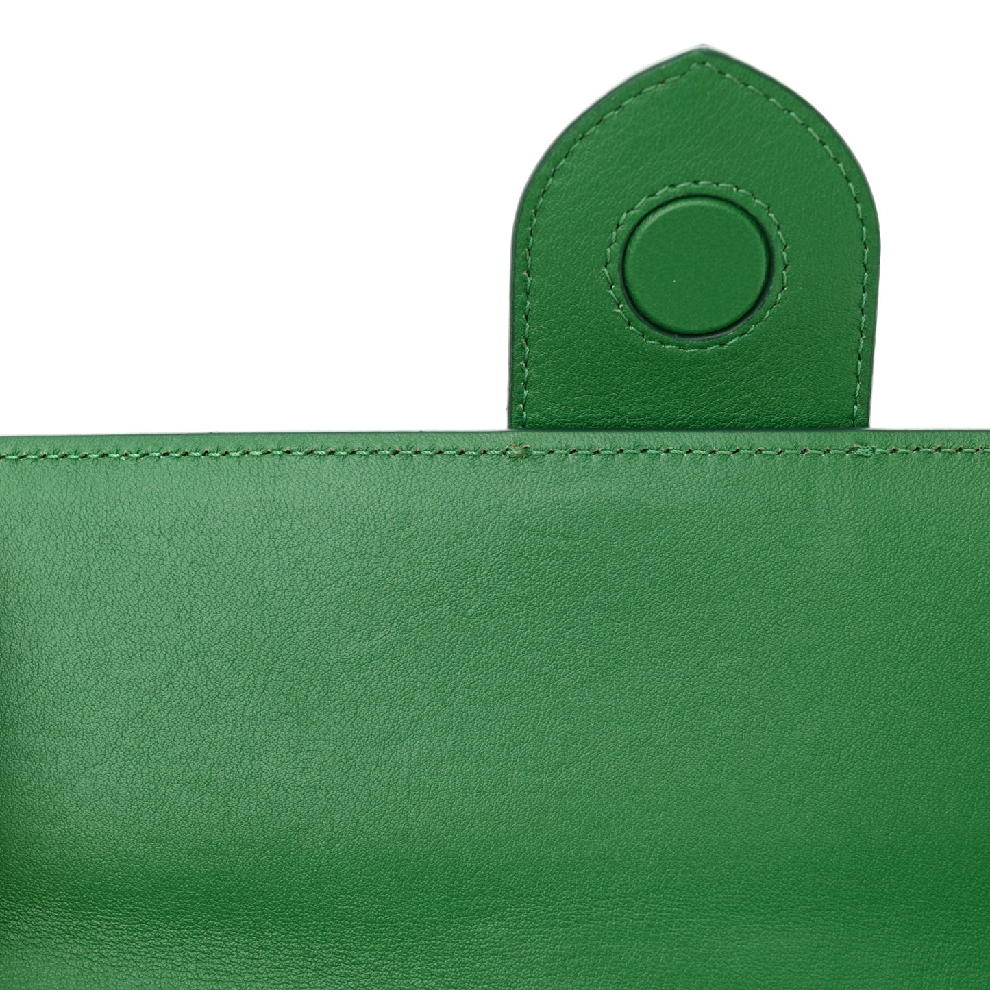 Smooth Calfskin Le Bambino Long Green