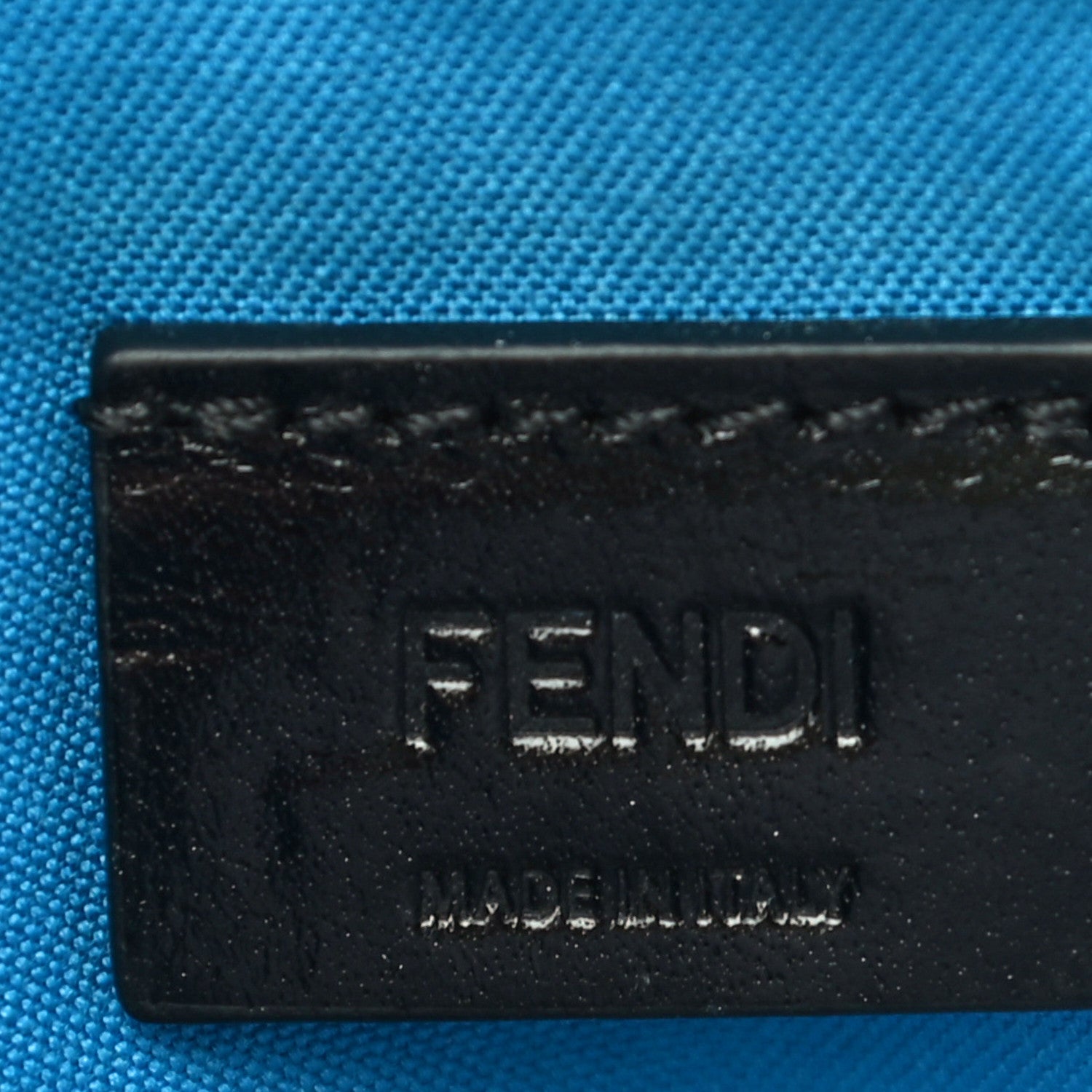 Fendi Vitello Elite Crystal Eye Monster Coin Pouch Key Case Royal Blue Papavero Multicolor 6 of 10