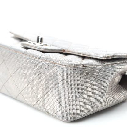Chanel Metallic Calfskin Quilted Pixel Effect Mini Rectangular Flap Pinky Gold 6 of 9