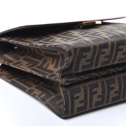 Fendi Zucca Vitello Elite Demi Jour Shoulder Bag Tobacco Ecstasy 6 of 10