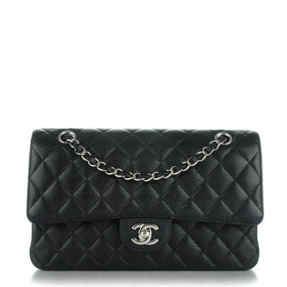 Chanel Caviar Quilted Medium Double Flap Black 1 of 8