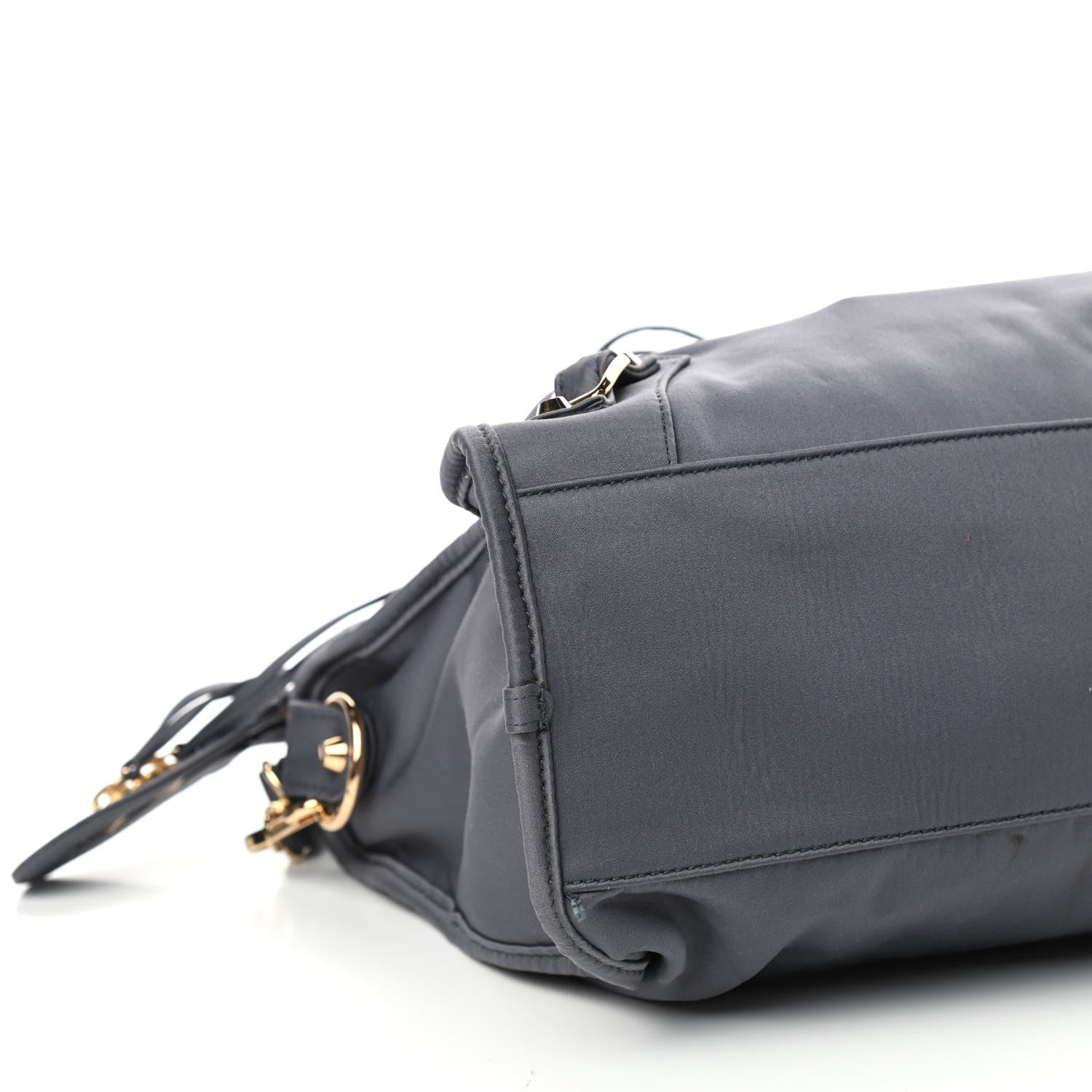 Balenciaga Satin Classic Gold Hardware City Gris Ardoise 9 of 11