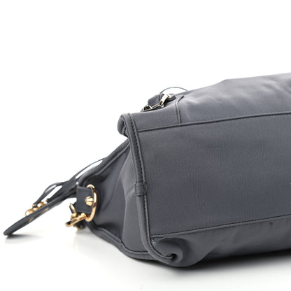 Balenciaga Satin Classic Gold Hardware City Gris Ardoise 9 of 11