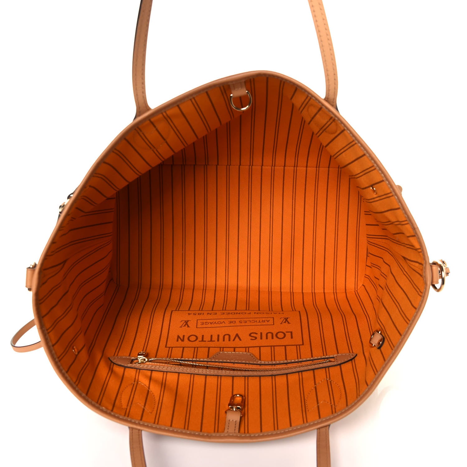 Louis Vuitton Damier Azur Braided Neverfull MM Orange 6 of 14