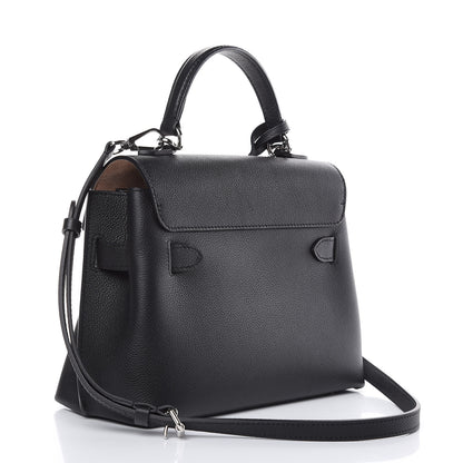 Louis Vuitton Calfskin Lockme Ever BB Black 3 of 9