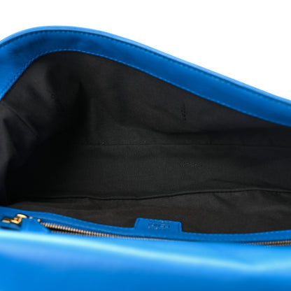 Fendi Nappa FF 1974 Embossed Baguette Blue Royal 5 of 10