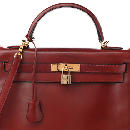 Hermes Box Kelly Retourne 32 Rouge H 8 of 14
