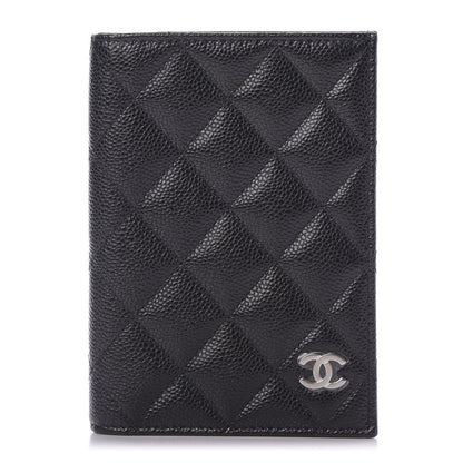Chanel Caviar Quilted Passport Holder Black 1 of 9