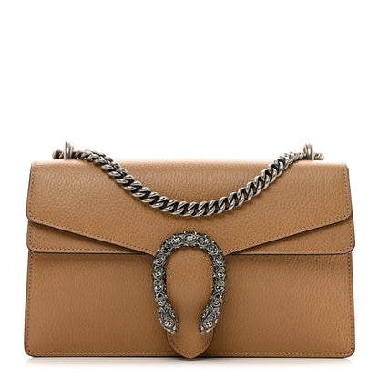 Gucci Dollar Calfskin Crystal Small Dionysus Shoulder Bag Natural Tan Black Diamond 1 of 11
