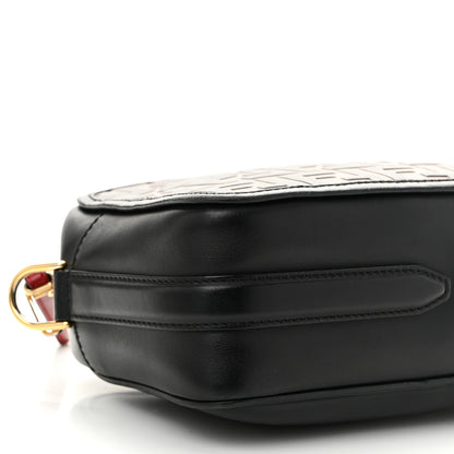 Fendi Vitello Century F is Fendi Bi-Color FF 1974 Embossed Camera Case Maya Black 9 of 12