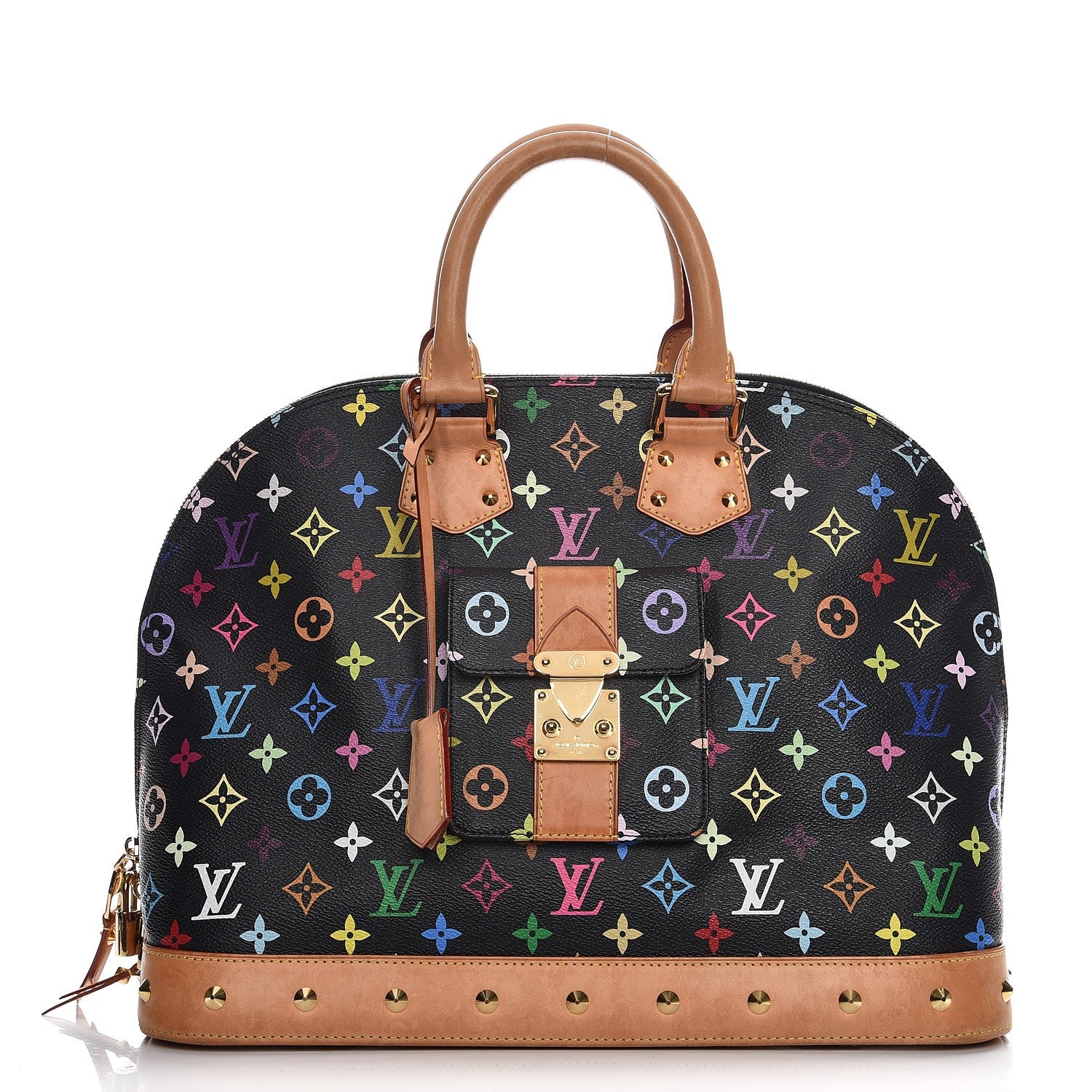 Louis Vuitton Monogram Multicolor Alma GM Black 1 of 15