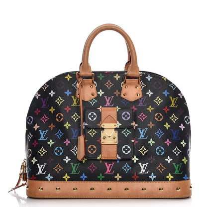 Louis Vuitton Monogram Multicolor Alma GM Black 1 of 15