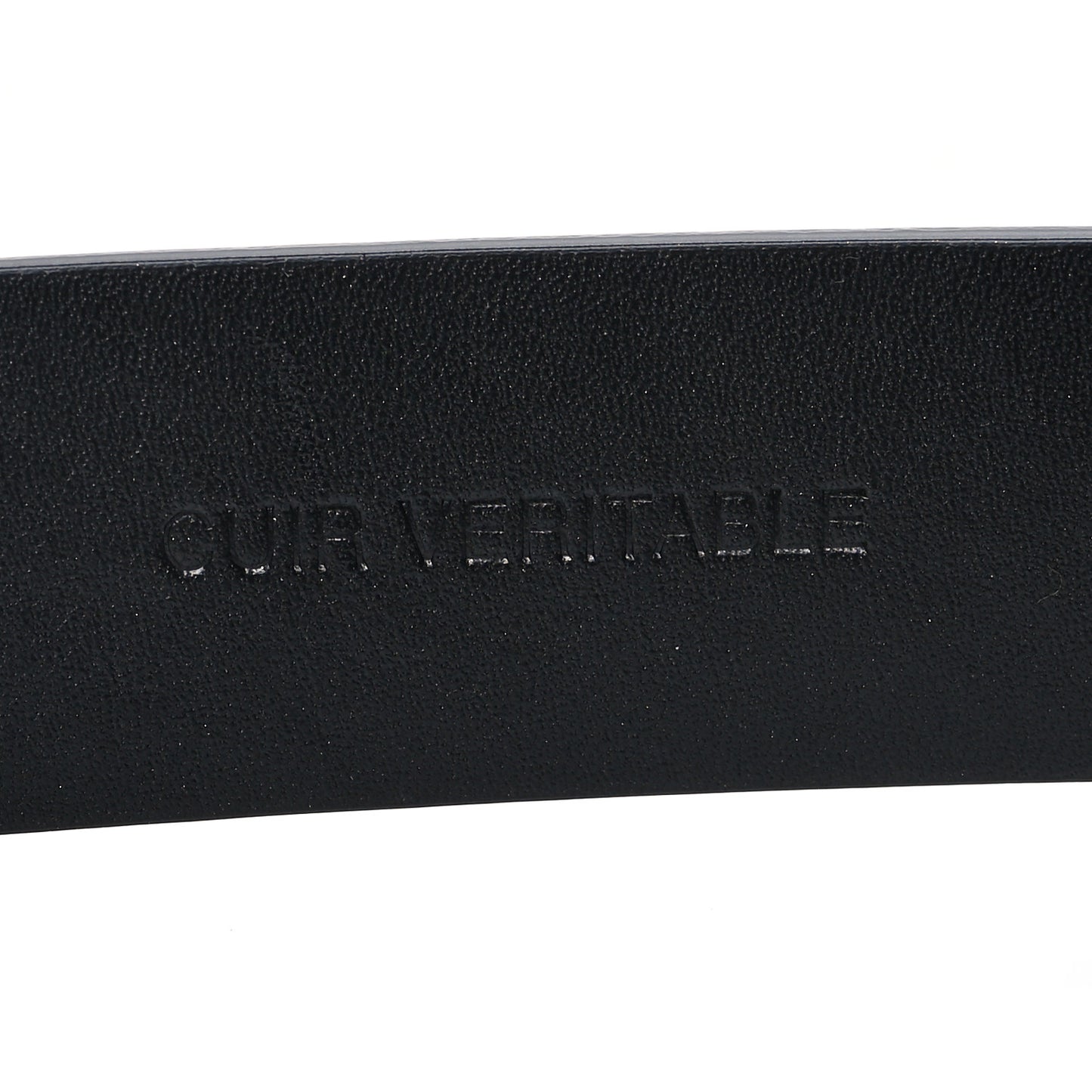 Calfskin Paris Button CC Belt 90 36 Black