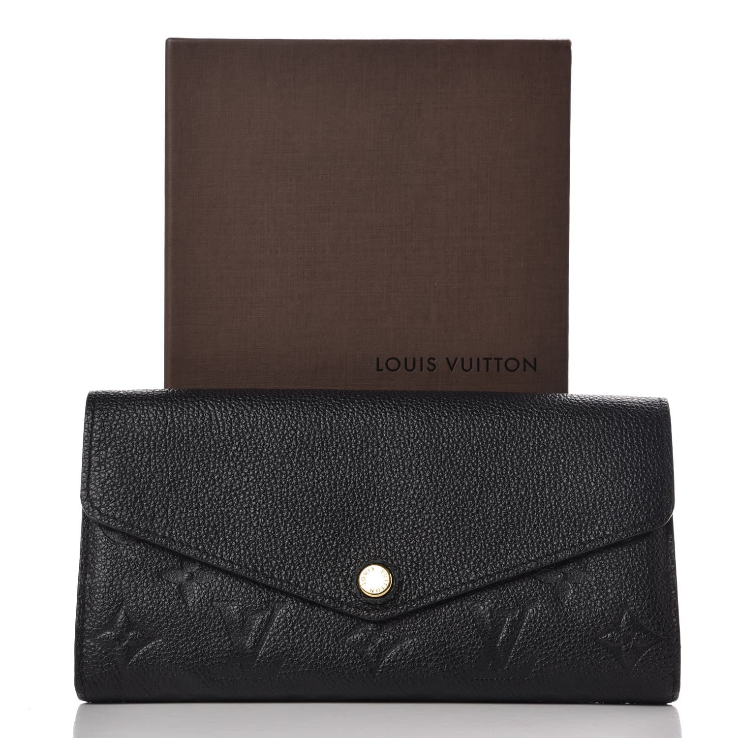 Louis Vuitton Empreinte Sarah Wallet NM Black 8 of 8