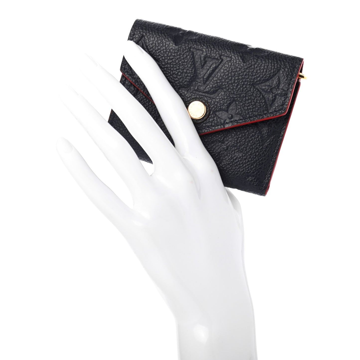 Empreinte Zoe Wallet Marine Rouge