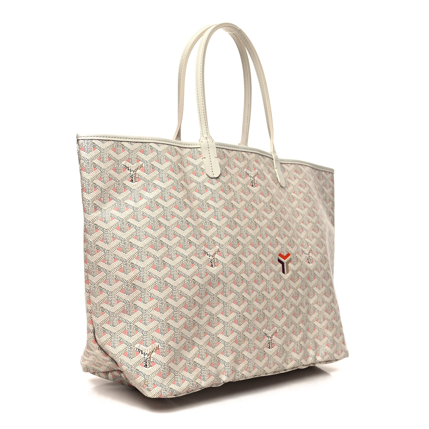 Goyardine Saint Louis Claire Voie PM White Pink