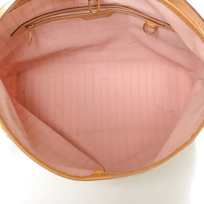 Louis Vuitton Damier Azur Delightful PM Rose Ballerine 5 of 11
