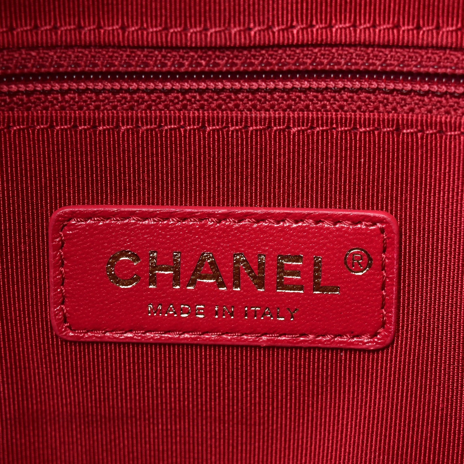 Chanel Shiny Aged Calfskin Shopping Bag Red 6 of 8