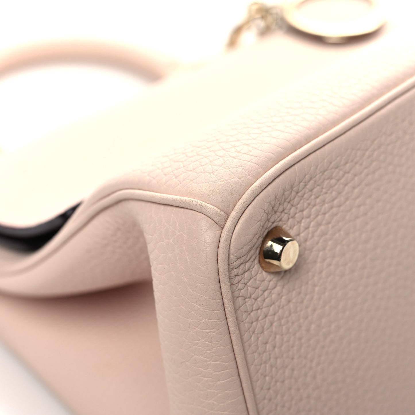 Bullcalf Small Be Dior Flap Rose Poudre