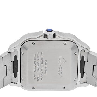 Cartier Stainless Steel 39.8mm Santos De Cartier Automatic Watch 4 of 5