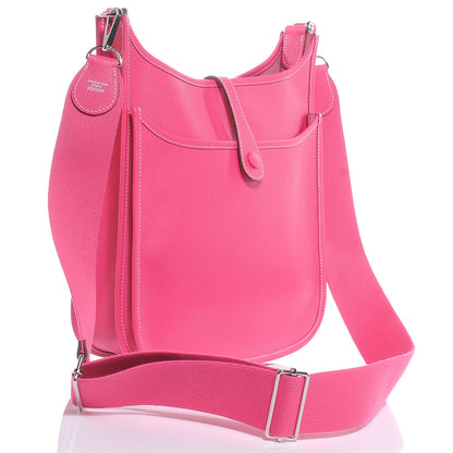 Hermes Epsom Evelyne III PM Rose Tyrien 3 of 8
