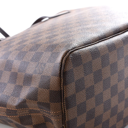 Louis Vuitton Damier Ebene Neo Neverfull MM Rose Ballerine 7 of 13