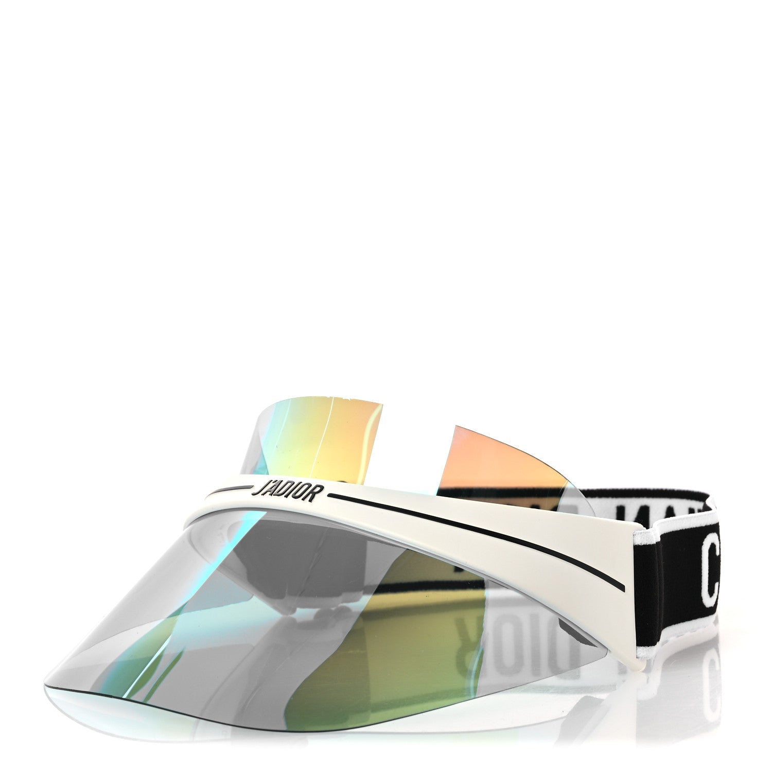 Christian Dior Mirrored DiorClub1 Sun Visor Blue 1 of 10