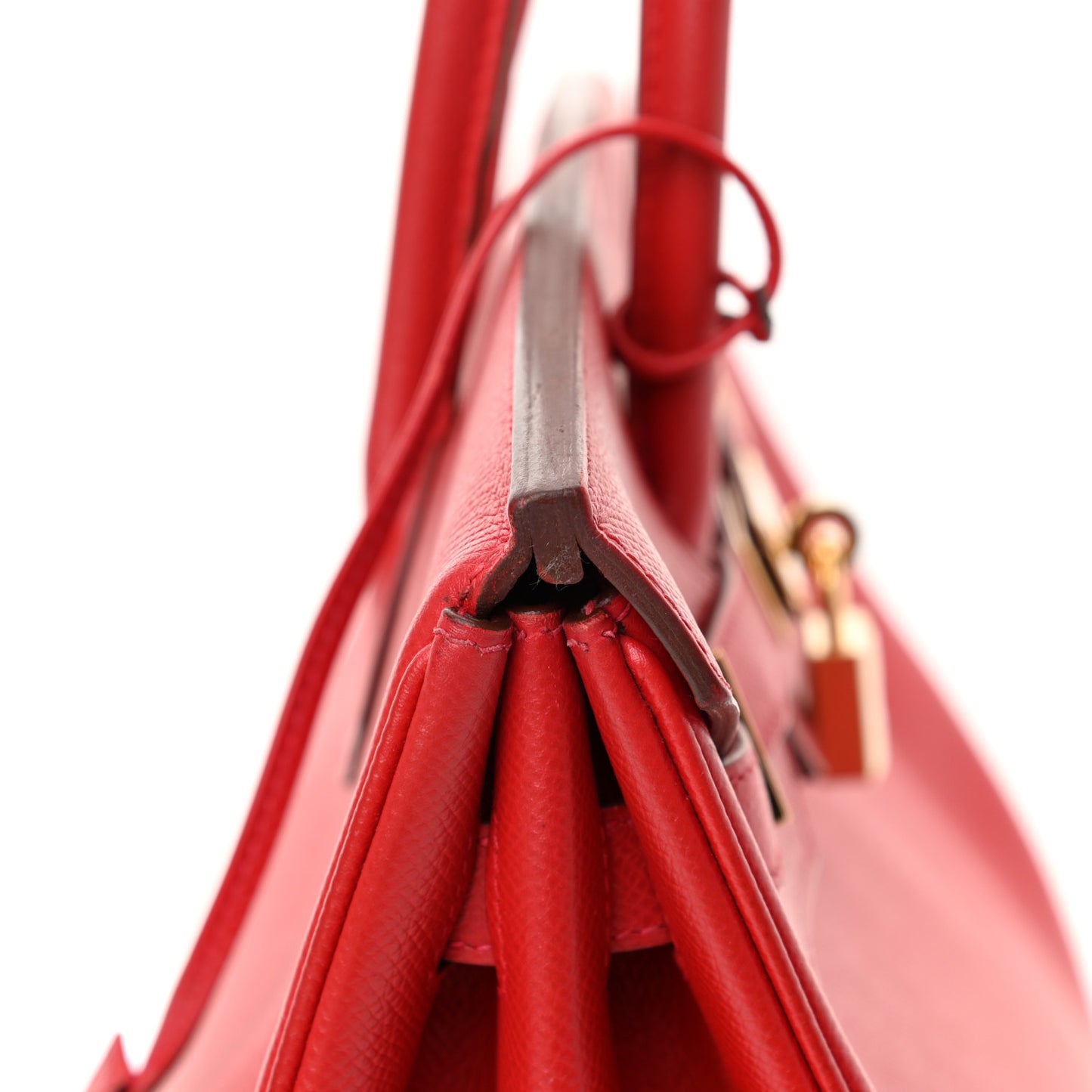 Epsom Birkin 35 Rouge Casaque