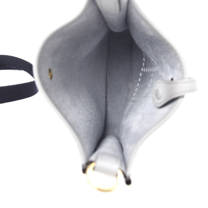 Hermes Taurillon Clemence Amazone Evelyne TPM Bleu Pale Indigo 5 of 9