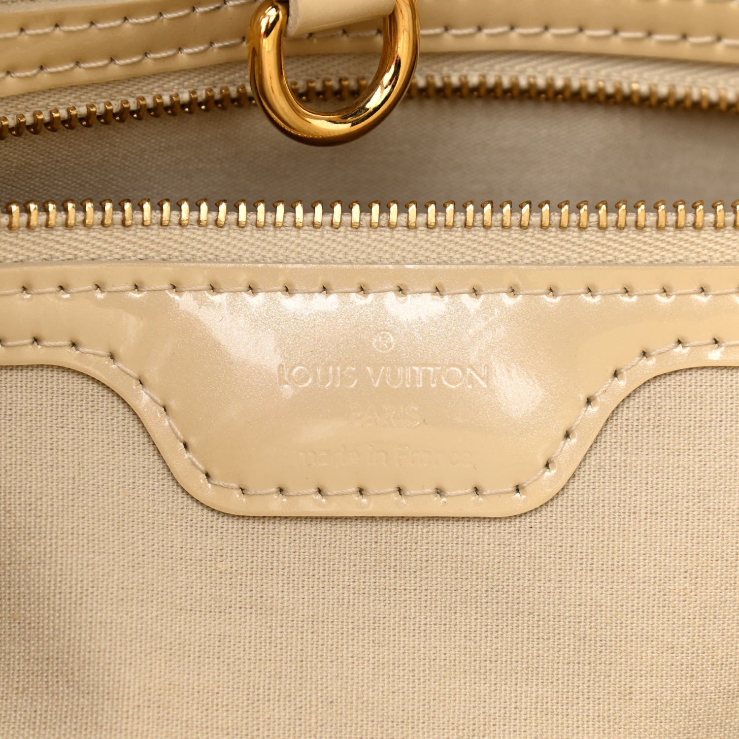 Louis Vuitton Vernis Wilshire PM Blanc Corail 6 of 8