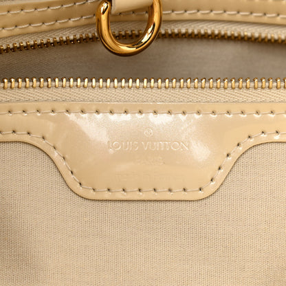 Louis Vuitton Vernis Wilshire PM Blanc Corail 6 of 8