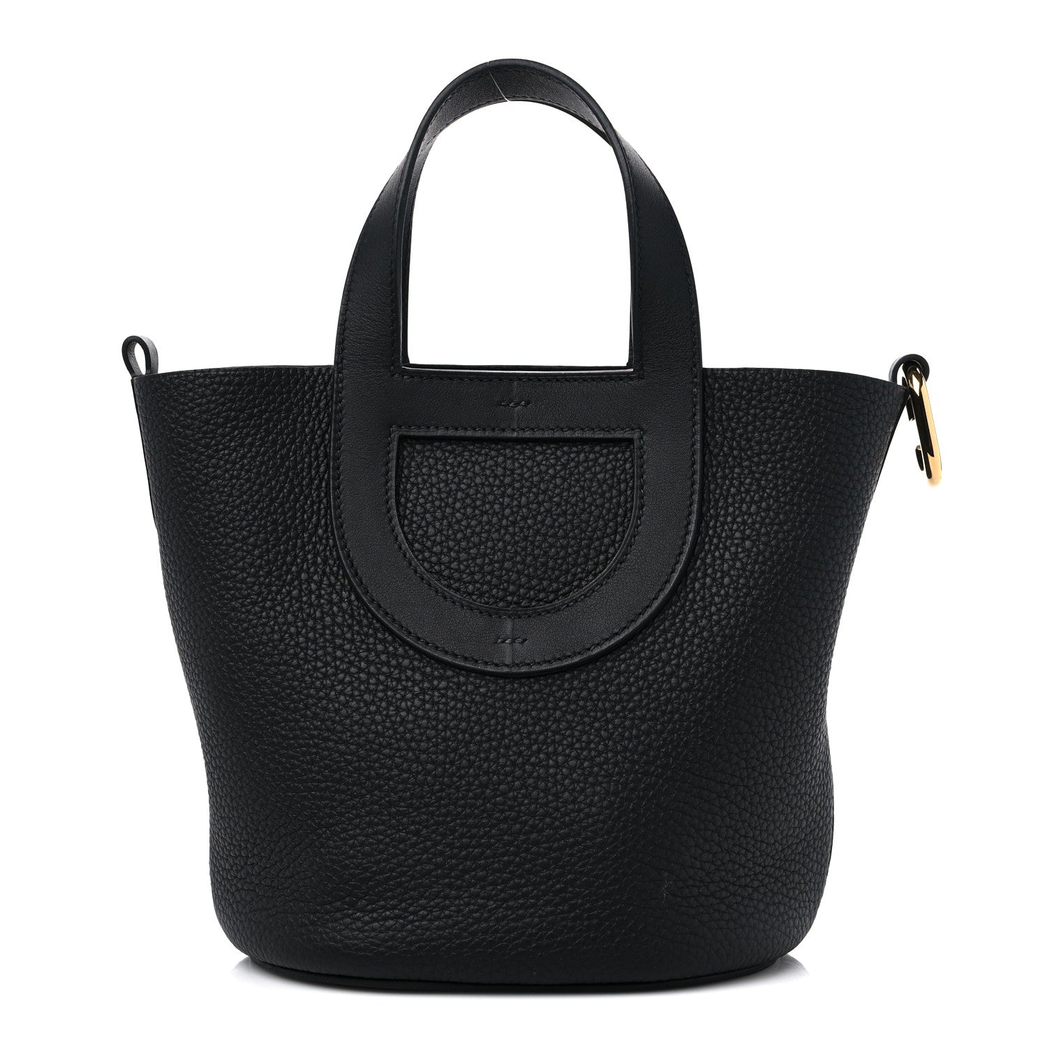 Hermes Taurillon Clemence Swift In-The-Loop 18 Bag Black 1 of 10