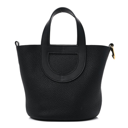 Hermes Taurillon Clemence Swift In-The-Loop 18 Bag Black 1 of 10