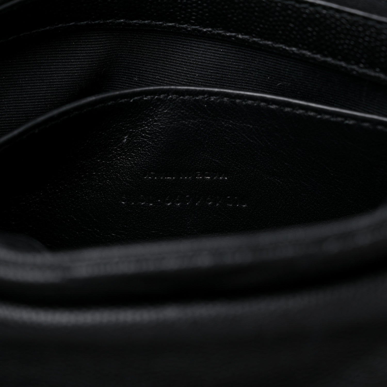 Saint Laurent Grain de Poudre Calfskin Y Quilted Monogram Small Loulou Chain Satchel Black 8 of 10
