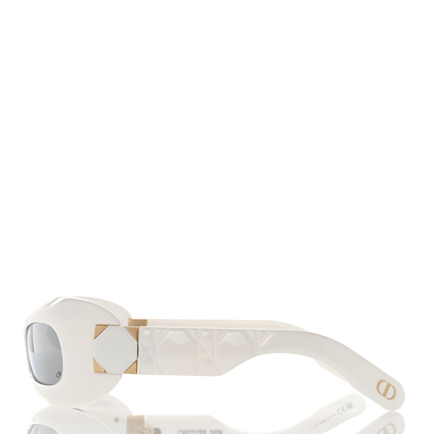 Christian Dior Lady 95.22 Round Sunglasses White 3 of 8