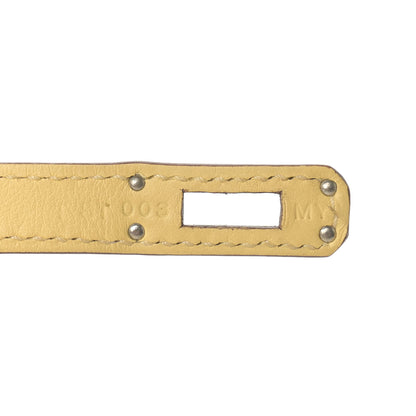 Hermes Swift Kelly Retourne 25 Jaune Poussin 6 of 17