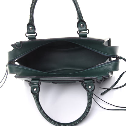 Balenciaga Grained Calfskin Neo Classic Matte Black Hardware S City Forest Green 5 of 10