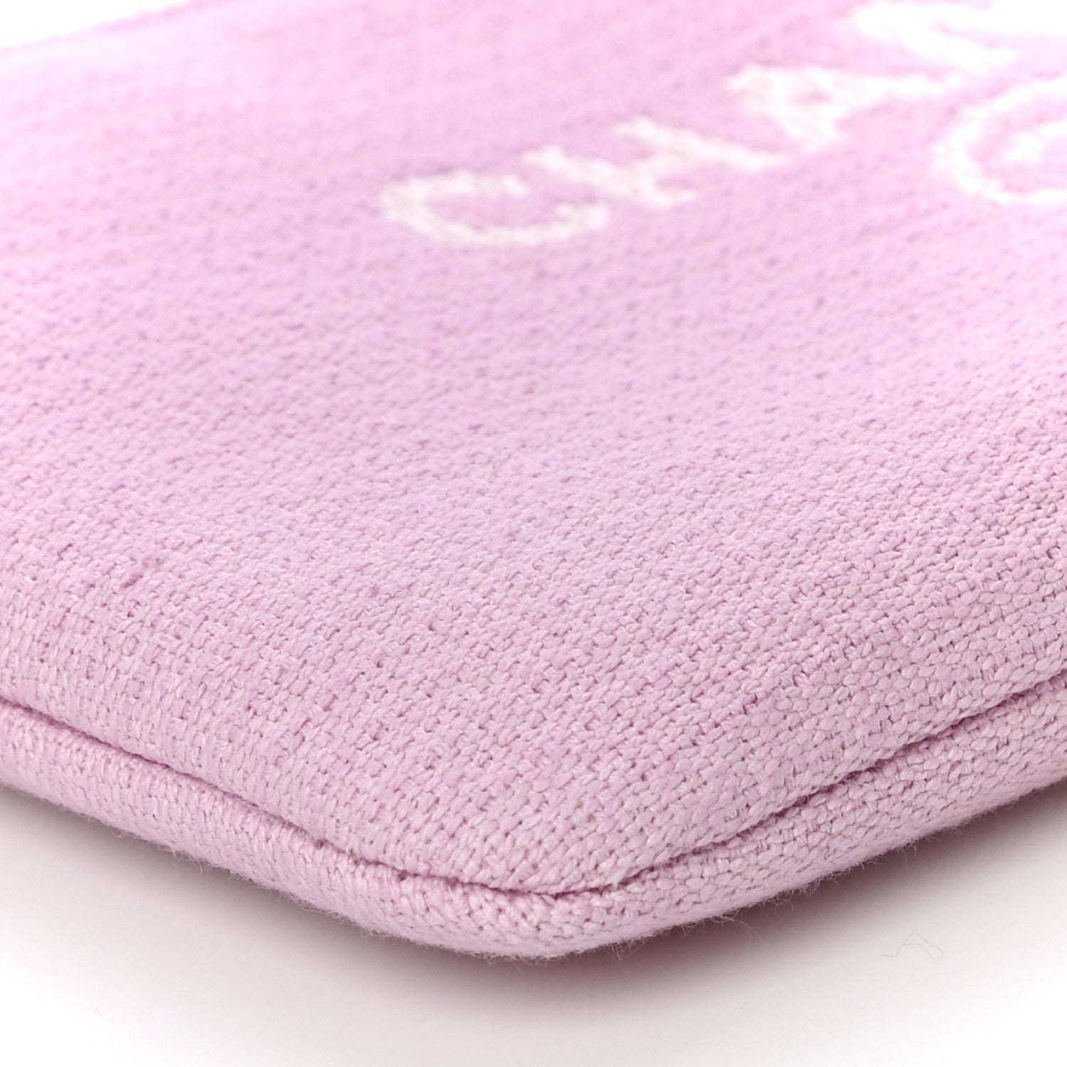 Chanel Mixed Fibers Small Deauville Pouch Pink 7 of 8