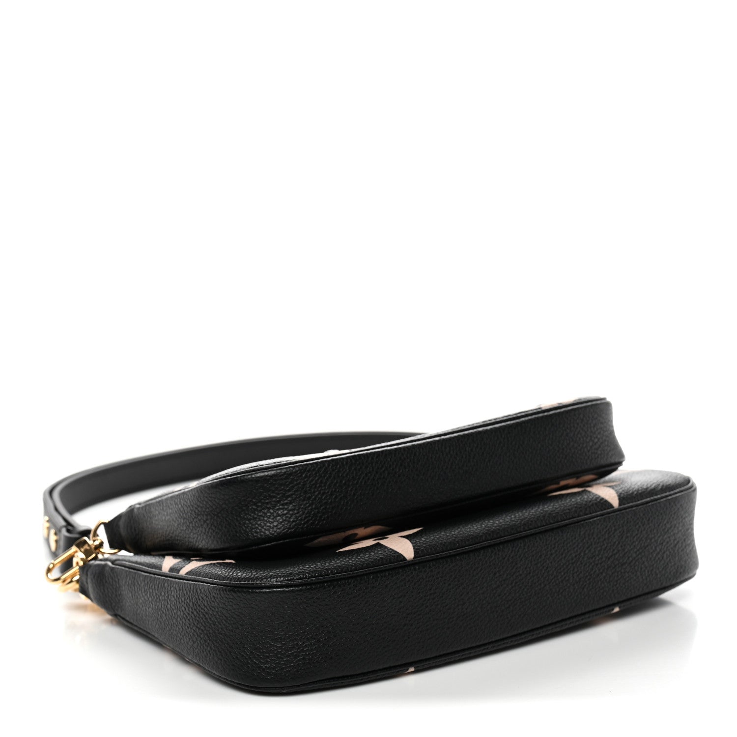 Louis Vuitton Empreinte Monogram Giant Multi Pochette Accessories Black Beige 4 of 9