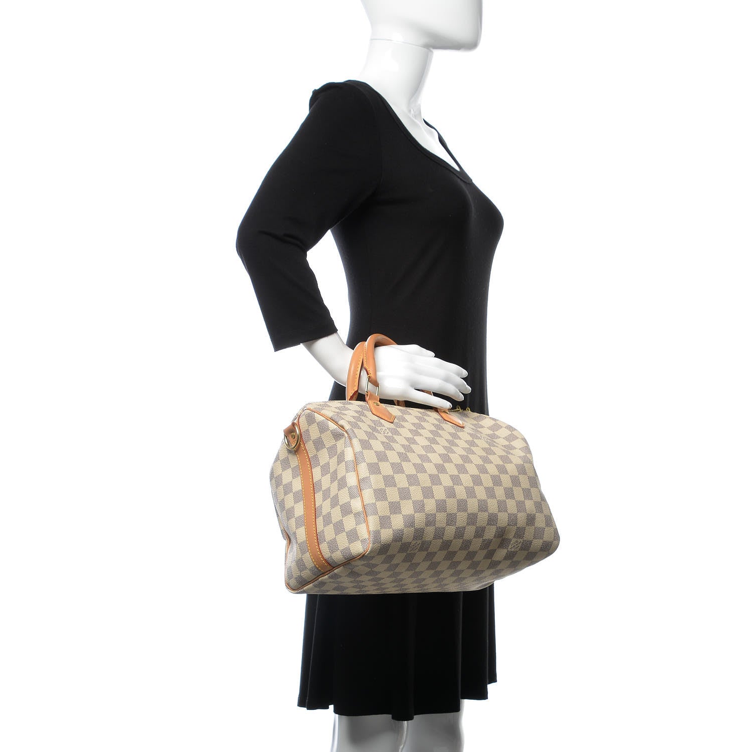 Louis Vuitton Damier Azur Speedy Bandouliere 30 3 of 19