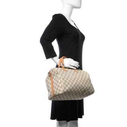 Louis Vuitton Damier Azur Speedy Bandouliere 30 3 of 19