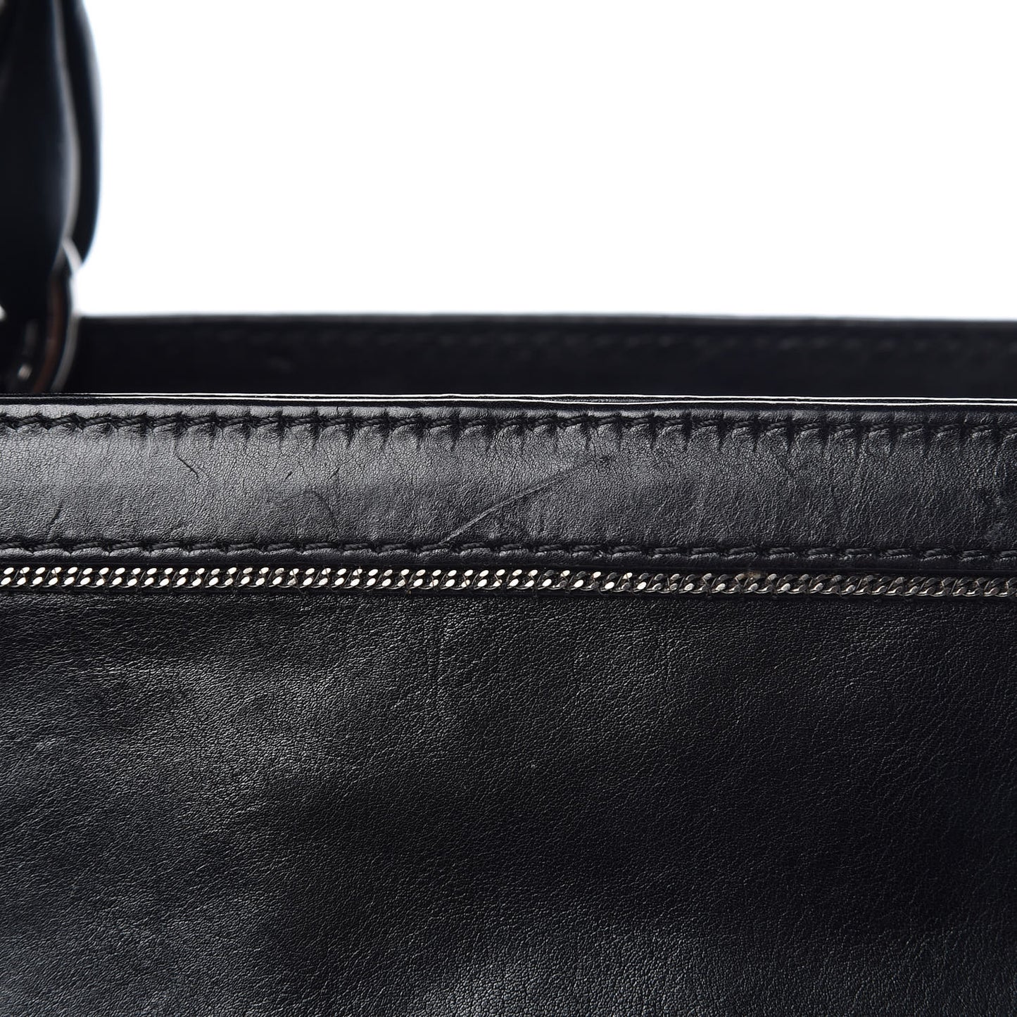Calfskin Soho CC Shopper Tote Black